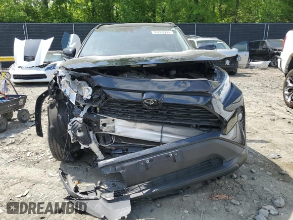2021 Toyota RAV4 XLE Premium with VIN 2T3A1RFV3MC195877, listed as a Copart auction lot 55220955 with 92,679 mi miles and Salvage title. Bid and sale history available at DreamBid. Image 5.