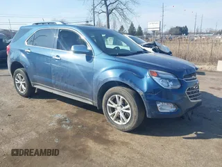 2016 Chevrolet Equinox LTZ z VIN 2GNFLGE30G6255768, wystawiony jako IAAI lot #41787140 z przebiegiem 93 111 mil mil oraz . Historia ofert i sprzedaży dostępna na DreamBid. Obrazek 1.