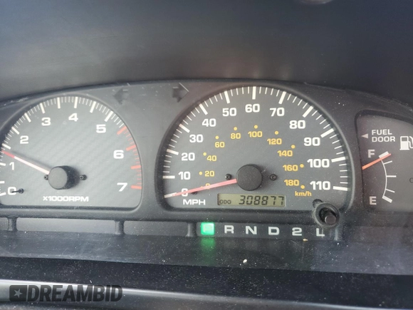 1999 Toyota 4Runner SR5 with VIN JT3GN86R4X0108317, listed as a Copart auction lot 57531415 with 308,877 mi miles and Clean title. Bid and sale history available at DreamBid. Image 9.