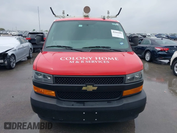 2021 Chevrolet Express Cargo with VIN 1GCWGAFP6M1200316, listed as a IAAI auction lot 41943291 with 87,299 mi miles and . Bid and sale history available at DreamBid. Image 12.