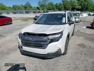2025 Subaru Forester Premium with VIN JF2SLDBC1SH445867, listed as a Copart auction lot 57899945 with 9,966 mi miles and Salvage title. Bid and sale history available at DreamBid. Image 14.