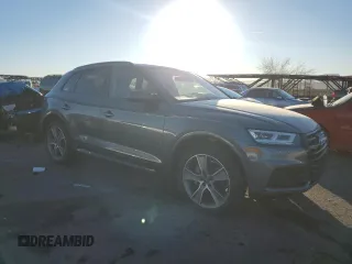 2020 Audi Q5 Premium Plus with VIN WA1BNAFY5L2024035, listed as a Copart auction lot 42304105 with 43,564 mi miles and Salvage Title. Bid and sale history available at carsss.com. Image 4.