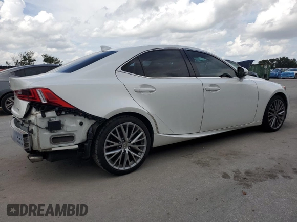 2015 Lexus IS 250 with VIN JTHBF1D24F5063654, listed as a Copart auction lot 60109015 with 110,589 mi miles and Salvage title. Bid and sale history available at DreamBid. Image 3.