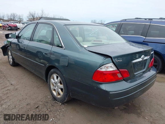 2003 Toyota Avalon XL with VIN 4T1BF28B73U272434, listed as a IAAI auction lot 42019673 with 231,796 mi miles and . Bid and sale history available at carsss.com. Image 3.