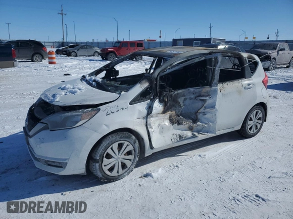 2017 Nissan Note S Plus with VIN 3N1CE2CP5HL367349, listed as a Copart auction lot 45755995 with Not provided miles and Clean title. Bid and sale history available at DreamBid. Image 1.