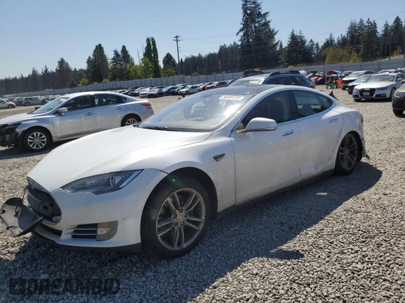 2014 Tesla Model S 60 with VIN 5YJSA1H12EFP51909, listed as a Copart auction lot 55489705 with Not Provided miles and Clean Title. Bid and sale history available at DreamBid. Image 1.