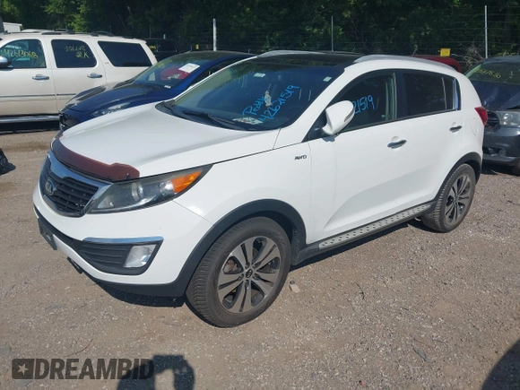 2013 Kia Sportage EX with VIN KNDPCCA22D7363985, listed as a IAAI auction lot 42621519 with 160,029 mi miles and . Bid and sale history available at DreamBid. Image 17.