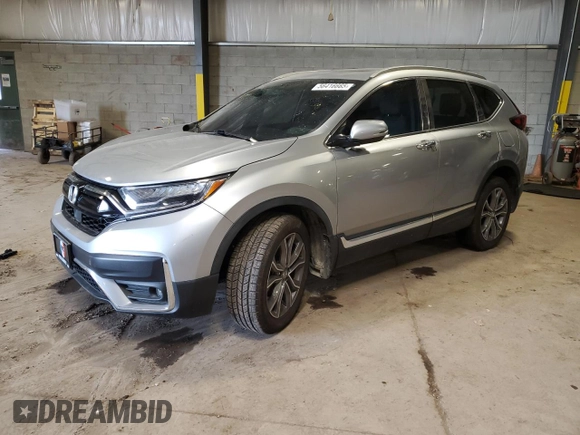 2021 Honda CR-V Touring z VIN 2HKRW2H98MH610340, wystawiony jako Copart lot #56416665 z przebiegiem 91 400 mil mil oraz Szkoda całkowita • Salvage title. Historia ofert i sprzedaży dostępna na DreamBid. Obrazek 1.