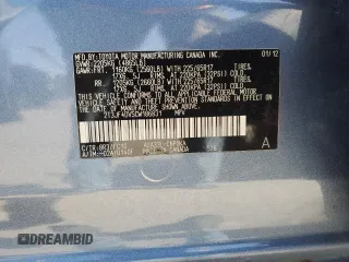 2012 Toyota RAV4 with VIN 2T3JF4DV5CW186831, listed as a Copart auction lot 55479505 with 129,332 mi miles and Salvage Title. Bid and sale history available at carsss.com. Image 13.