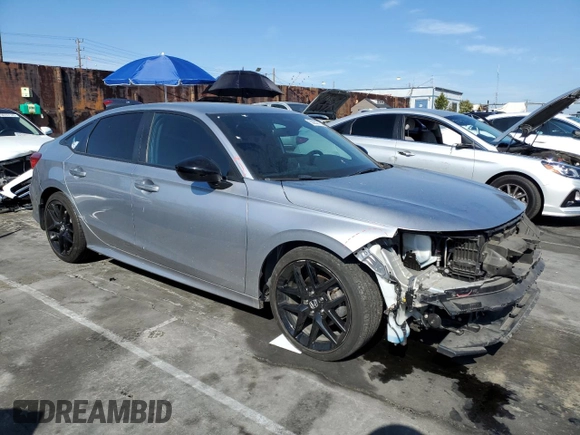 2022 Honda Civic Sedan Sport with VIN 2HGFE2F53NH554535, listed as a Copart auction lot 50252775 with 40,274 mi miles and Salvage Title. Bid and sale history available at carsss.com. Image 4.