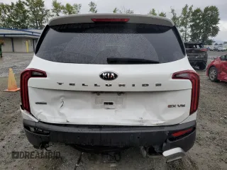 2020 Kia Telluride EX with VIN 5XYP3DHC2LG046777, listed as a Copart auction lot 57917025 with 66,494 mi miles and Salvage title. Bid and sale history available at DreamBid. Image 6.
