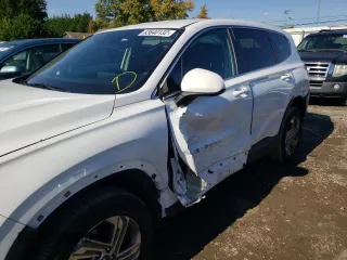 2021 Hyundai Santa Fe SE with VIN 5NMS1DAJ2MH345900, listed as a Copart auction lot 63640132 with 23,576 mi miles. Bid and sale history available at carsss.com. Image 9.