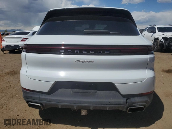 2024 Porsche Cayenne with VIN WP1AA2AY6RDA00199, listed as a Copart auction lot 55327675 with 4,413 mi miles and Clean title. Bid and sale history available at DreamBid. Image 6.