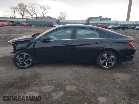 2023 Hyundai Elantra Limited with VIN KMHLP4AG6PU400980, listed as a IAAI auction lot 41886606 with 19,219 mi miles and . Bid and sale history available at DreamBid. Image 14.