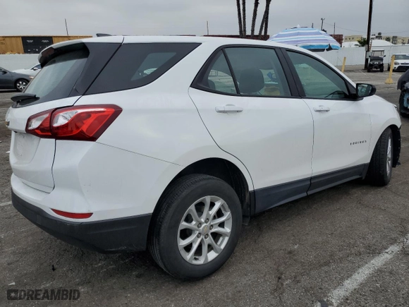 2020 Chevrolet Equinox LS with VIN 3GNAXHEV3LS644602, listed as a Copart auction lot 50552395 with 53,187 mi miles and Salvage Title. Bid and sale history available at carsss.com. Image 3.