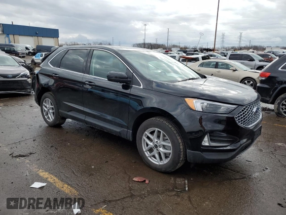 2024 Ford Edge SEL with VIN 2FMPK4J90RBB06307, listed as a Copart auction lot 47934745 with 7,649 mi miles and Salvage Title. Bid and sale history available at carsss.com. Image 4.