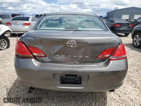2006 Toyota Avalon XL with VIN 4T1BK36B26U073607, listed as a Copart auction lot 56881835 with 253,262 mi miles and Salvage title. Bid and sale history available at DreamBid. Image 6.