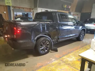 2022 Honda Ridgeline Sport with VIN 5FPYK3F1XNB010405, listed as a Copart auction lot 87934955 with 26,048 mi miles and Salvage title. Bid and sale history available at DreamBid. Image 3.