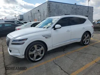 2024 Genesis GV80 with VIN KMUHCESC3RU184285, listed as a Copart auction lot 45001725 with 3,134 mi miles and Clean Title. Bid and sale history available at DreamBid. Image 1.
