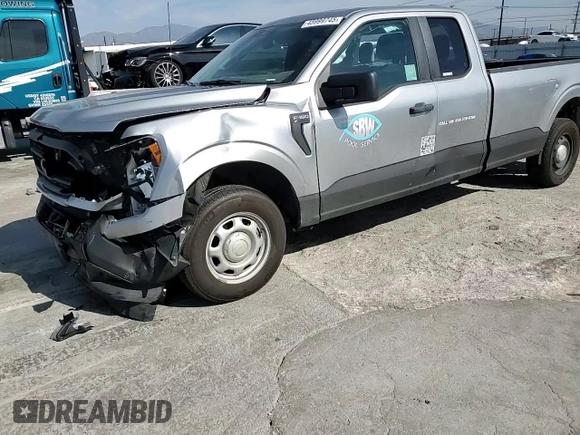 2023 Ford F-150 XL with VIN 1FTEX1CP8PKG08377, listed as a Copart auction lot 45999745 with 18,244 mi miles and Salvage title. Bid and sale history available at DreamBid. Image 10.