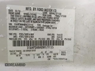 2011 Ford Focus SEL with VIN 1FAHP3HN4BW177155, listed as a IAAI auction lot 42193275 with 204,886 mi miles and . Bid and sale history available at DreamBid. Image 9.