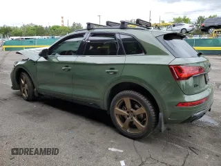 2022 Audi Q5 S line Premium Plus with VIN WA1EAAFY9N2040654, listed as a Copart auction lot 58979185 with 35,546 mi miles and Salvage title. Bid and sale history available at DreamBid. Image 2.