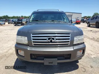 2006 Infiniti QX56 with VIN 5N3AA08C86N814864, listed as a Copart auction lot 57924084 with 120,210 mi miles and Salvage Title. Bid and sale history available at carsss.com. Image 5.