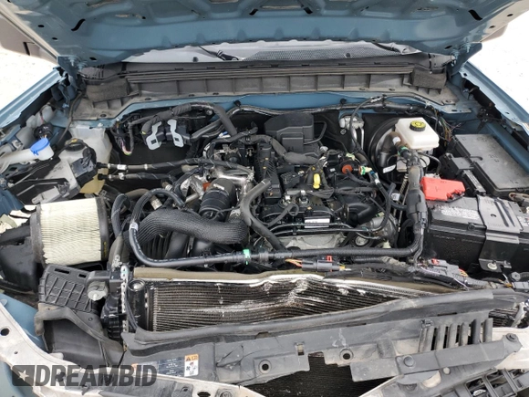 2022 Ford Bronco with VIN 1FMEE5DHXNLB66399, listed as a Copart auction lot 45241165 with 38,140 mi miles and Salvage Title. Bid and sale history available at DreamBid. Image 12.