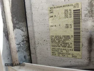 2012 Nissan Altima S z VIN 1N4AL2AP1CN462194, wystawiony jako IAAI lot #42305003 z przebiegiem Nie podano mil oraz . Historia ofert i sprzedaży dostępna na DreamBid. Obrazek 9.
