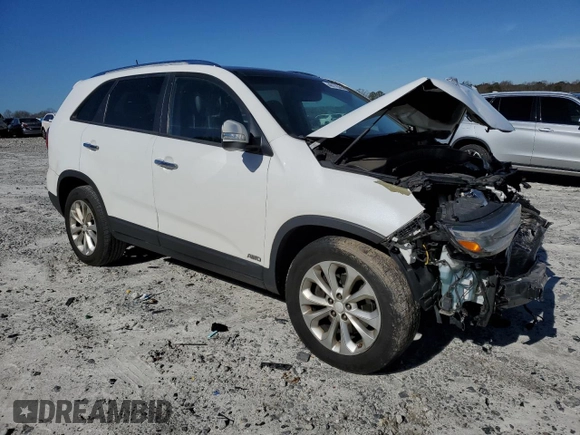 2014 Kia Sorento EX with VIN 5XYKUDA71EG432453, listed as a Copart auction lot 47379745 with 108,930 mi miles and Non Repairable. Bid and sale history available at DreamBid. Image 4.