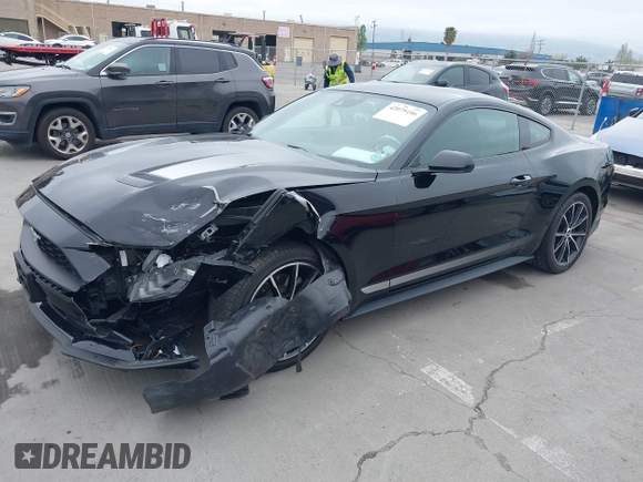 2022 Ford Mustang EcoBoost with VIN 1FA6P8THXN5145312, listed as a IAAI auction lot 42075186 with 28,233 mi miles and . Bid and sale history available at DreamBid. Image 19.