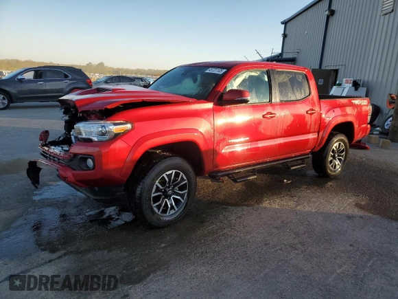 2021 Toyota Tacoma 4WD SR with VIN 3TMCZ5AN4MM442020, listed as a Copart auction lot 50742455 with 28,188 mi miles and Salvage Title. Bid and sale history available at carsss.com. Image 1.