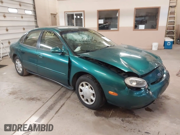 1996 Ford Taurus GL z VIN 1FALP52U5TG110582, wystawiony jako IAAI lot #40858639 z przebiegiem 57 965 mil mil oraz . Historia ofert i sprzedaży dostępna na DreamBid. Obrazek 1.