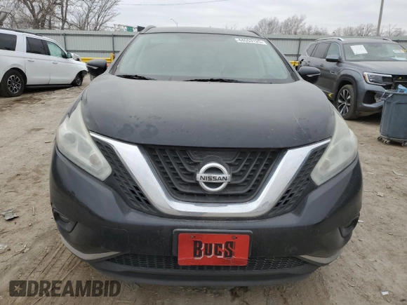 2015 Nissan Murano SV with VIN 5N1AZ2MG8FN248971, listed as a Copart auction lot 44553125 with 125,169 mi miles and Salvage title. Bid and sale history available at DreamBid. Image 5.