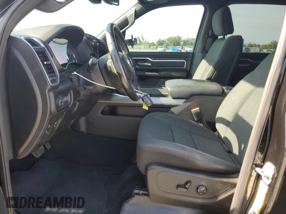 2019 Ram 1500 Big Horn with VIN 1C6SRFFT3KN650053, listed as a Copart auction lot 63852325 with 62,247 mi miles and Salvage title. Bid and sale history available at DreamBid. Image 7.