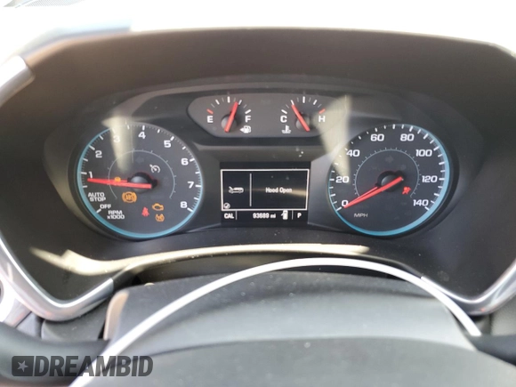 2018 Chevrolet Equinox LS with VIN 3GNAXHEV9JL393348, listed as a Copart auction lot 52647375 with 93,689 mi miles and Salvage Title. Bid and sale history available at DreamBid. Image 9.