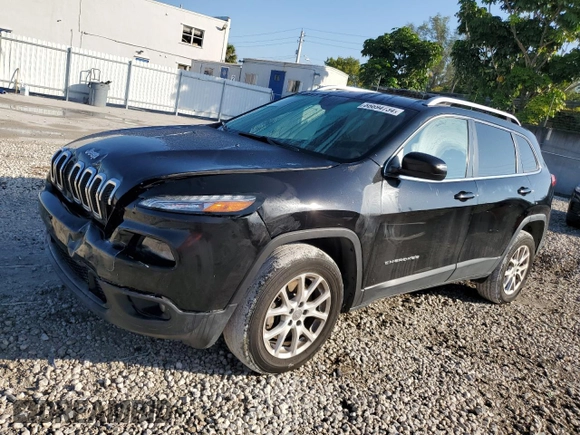 2018 Jeep Cherokee Latitude Tech Connect with VIN 1C4PJMCB9JD541087, listed as a Copart auction lot 86694734 with 124,072 mi miles and Non Repairable. Bid and sale history available at carsss.com. Image 1.