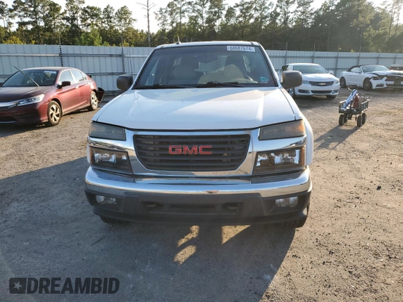 2005 GMC Canyon 1SF SLE Z71 with VIN 1GTDT136558230429, listed as a Copart auction lot 68687674 with 133,688 mi miles and Clean Title. Bid and sale history available at carsss.com. Image 5.