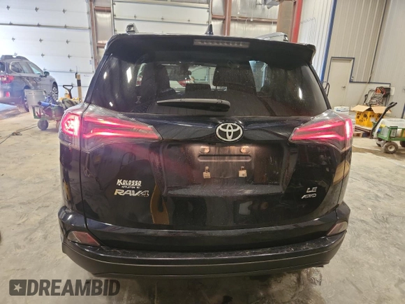 2017 Toyota RAV4 LE with VIN JTMBFREV9HJ704980, listed as a Copart auction lot 61778225 with 82,330 mi miles and Clean title. Bid and sale history available at DreamBid. Image 6.
