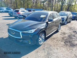 2019 Infiniti QX50 Essential with VIN 3PCAJ5M33KF148215, listed as a IAAI auction lot 42092174 with 82,604 mi miles and . Bid and sale history available at DreamBid. Image 2.