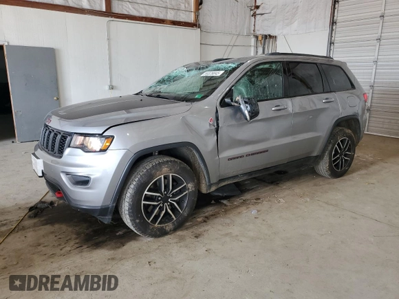 2021 Jeep Grand Cherokee Trailhawk z VIN 1C4RJFLG9MC502171, wystawiony jako Copart lot #59328045 z przebiegiem 154 012 mil mil oraz Szkoda całkowita • Salvage title. Historia ofert i sprzedaży dostępna na DreamBid. Obrazek 1.