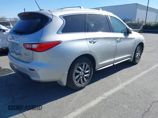 2015 Infiniti QX60 with VIN 5N1AL0MN0FC502107, listed as a IAAI auction lot 41793449 with 180,961 mi miles. Bid and sale history available at carsss.com. Image 4.