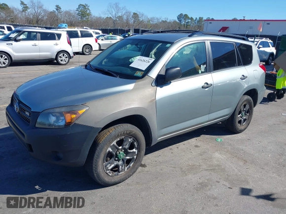2007 Toyota RAV4 with VIN JTMBK33V775022554, listed as a IAAI auction lot 41626226 with 286,017 mi miles. Bid and sale history available at carsss.com. Image 2.
