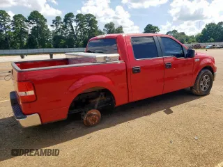 2008 Ford F-150 XL with VIN 1FTRW12W58FA87108, listed as a Copart auction lot 63052835 with 191,524 mi miles and Clean title. Bid and sale history available at DreamBid. Image 3.