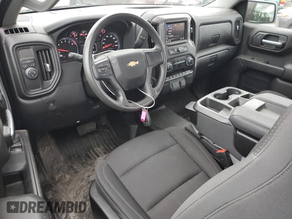 2023 Chevrolet Silverado 1500 Work Truck with VIN 3GCNAAED9PG332707, listed as a Copart auction lot 49746465 with 7,017 mi miles and Clean Title. Bid and sale history available at carsss.com. Image 8.