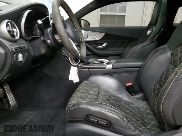 2017 Mercedes-Benz C 63 S AMG with VIN WDDWJ8HB2HF435306, listed as a Copart auction lot 82565744 with 46,587 mi miles and Salvage Title. Bid and sale history available at carsss.com. Image 7.