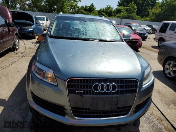 2007 Audi Q7 Premium with VIN WA1BY74L37D077246, listed as a Copart auction lot 59765904 with 209,930 mi miles and Salvage Title. Bid and sale history available at carsss.com. Image 5.