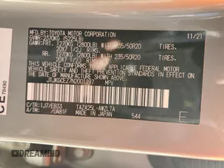 2022 Lexus NX with VIN JTJKGCEZ7N2001197, listed as a Copart auction lot 81038594 with 39,235 mi miles and Salvage Title. Bid and sale history available at carsss.com. Image 13.