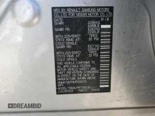 2017 Nissan Rogue SV with VIN KNMAT2MT9HP513570, listed as a Copart auction lot 56468365 with 97,066 mi miles and Salvage title. Bid and sale history available at DreamBid. Image 13.