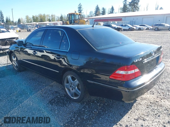 2004 Lexus LS 430 with VIN JTHBN36F140149755, listed as a IAAI auction lot 41999631 with 139,882 mi miles and . Bid and sale history available at DreamBid. Image 3.